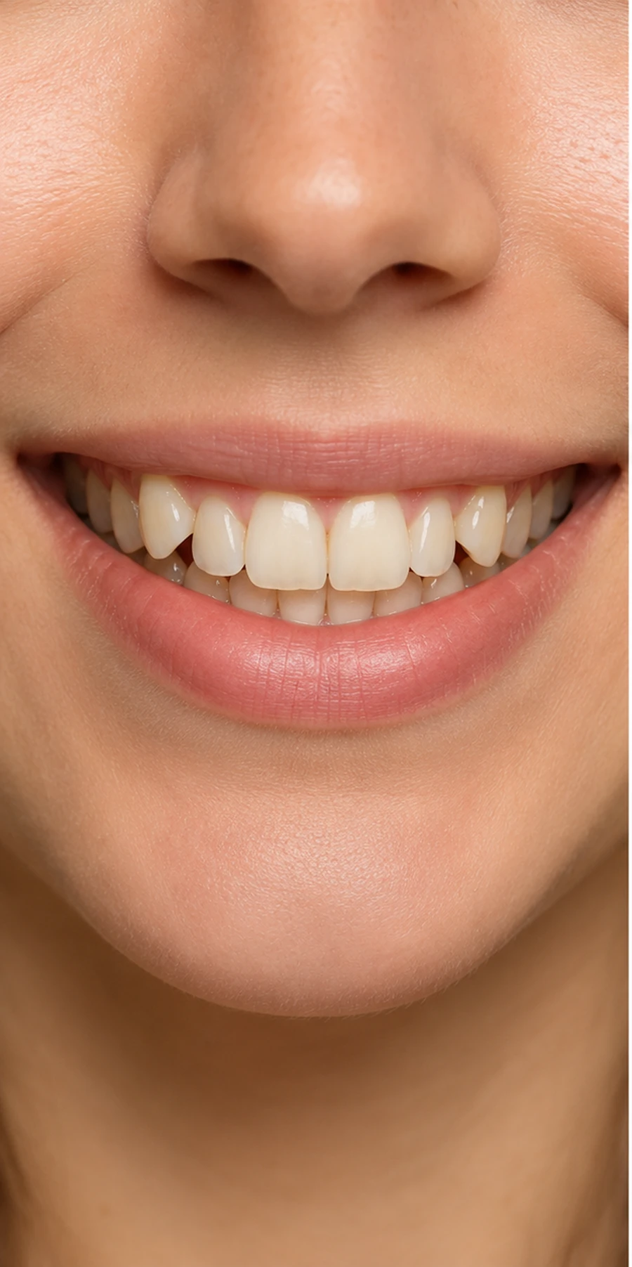 Antes das lentes de contato dental (imagem ilustrativa)