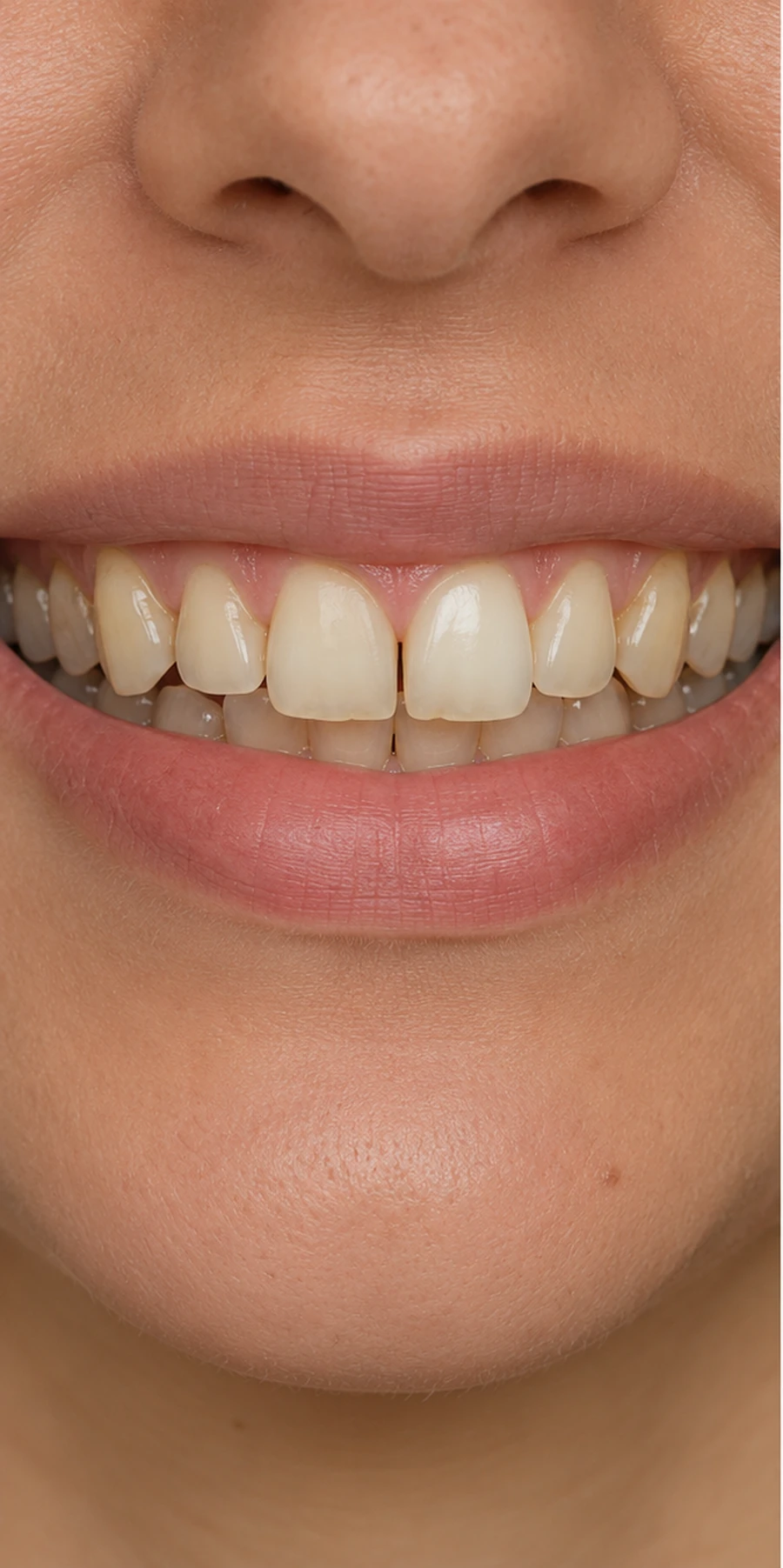 Antes da gengivoplastia (imagem ilustrativa)