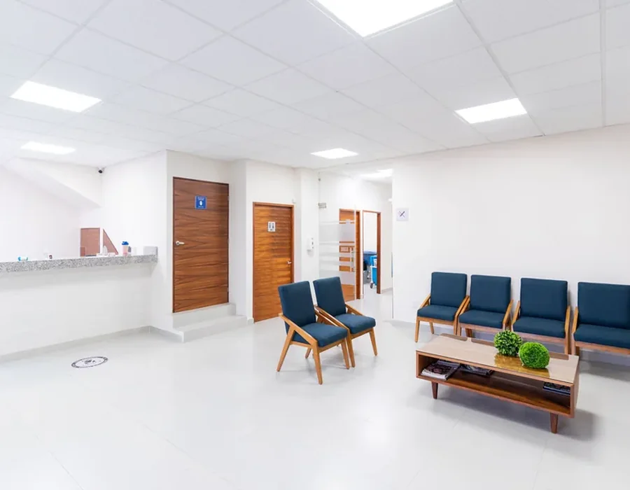 Espaço interno da Clínica Aurora Odontologia (imagem ilustrativa)